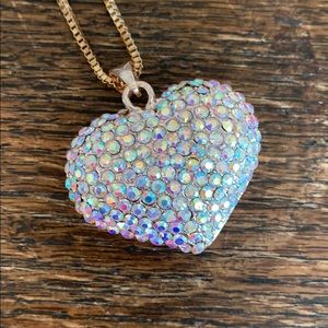 Sparkling heart necklace